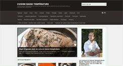 Desktop Screenshot of cuisinebassetemperature.com