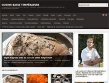 Tablet Screenshot of cuisinebassetemperature.com